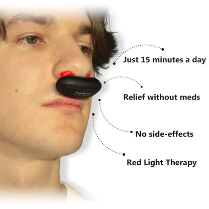 💝Anniversary Promotion💝Lueur Côtière® RespiRelief Red Light Nasal Therapy Instrument