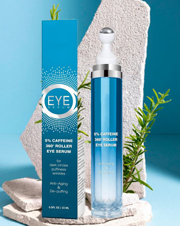 Caffeine Eye Cream for Dark Circles: Under Eye Cream Morning Skincare - Daily Eye Serum for Eyelids Puffiness