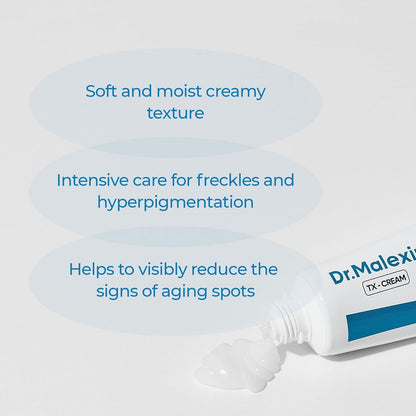 Dr. Malexin - TX Cream 50ml | Nano-sized Tranexamic Acid for Dark Spots & Hyperpigmentation