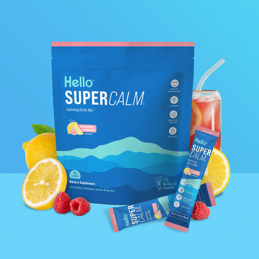 🔥 Top 50% off，Limited-Time Discount ⏳Calming Drink Mix | Supports healthy cortisol levels🌿 | Supplements for Relaxation💆‍♀️ & Focus ✨| 15 Ct