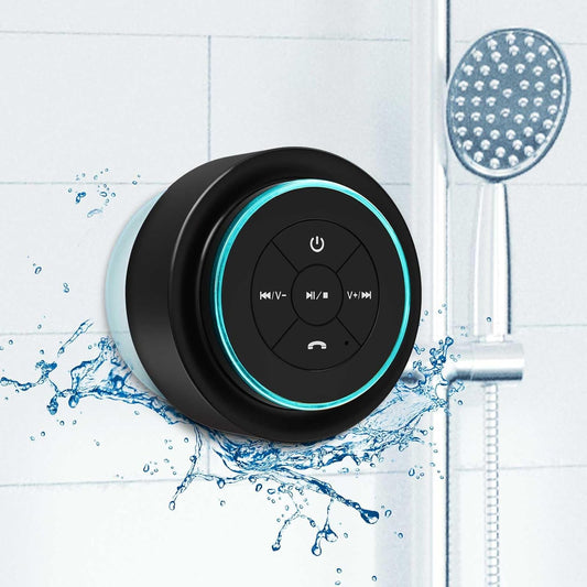 Shower Speaker, Certified IPX7 Waterproof Bluetooth Wireless Speaker