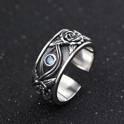 Anillo de la Suerte Ojo de Horus Plata 925 Oferta por tiempo limitado Sólo quedan 2 días